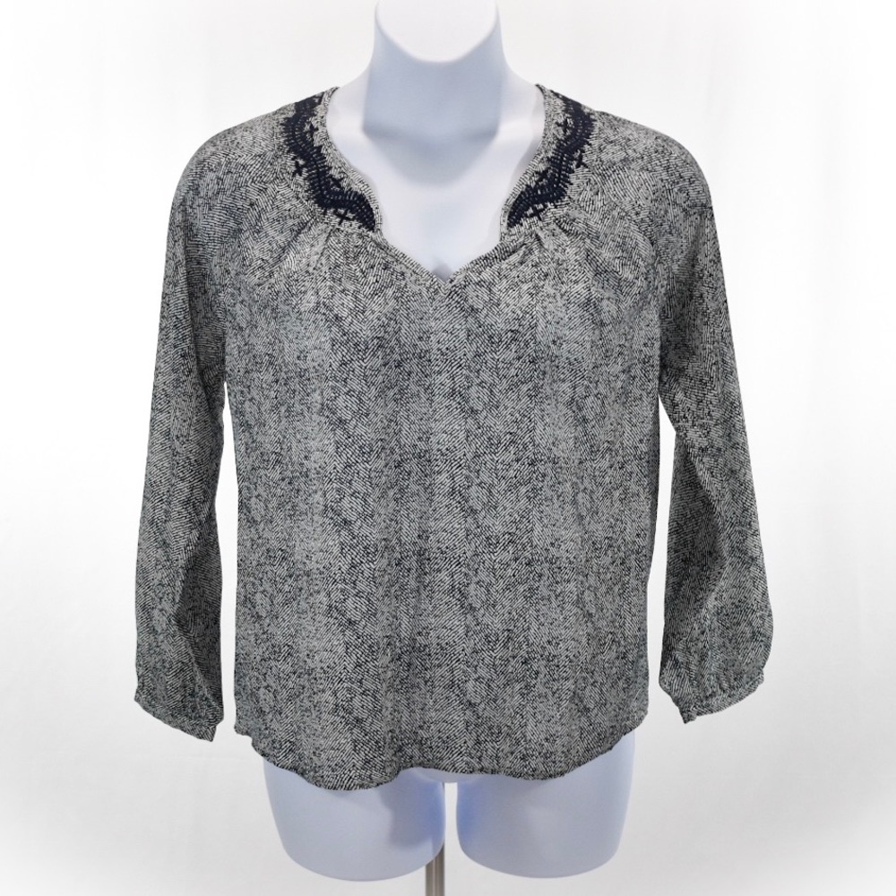 Stitch Fix / Skies Are Blue BOHO Peasant Blouse
